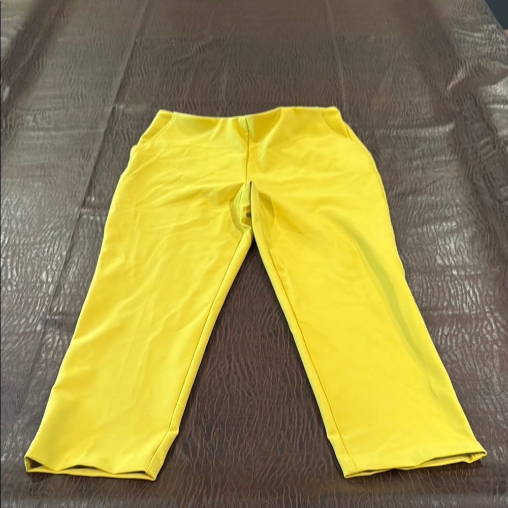 Bright Yellow Pants
